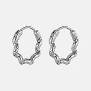 Simple Geometric Irregular Stainless Steel Earrings