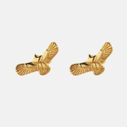 Vintage Flying Eagle Stainless Steel Earrings